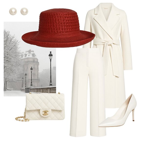 Scala Collection Red Woven Hat - Picture 2 of 5